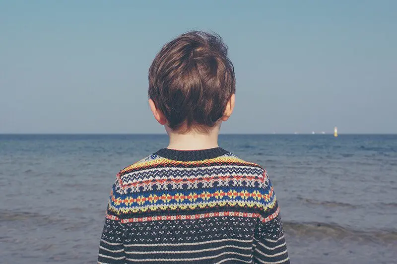 Child in thought