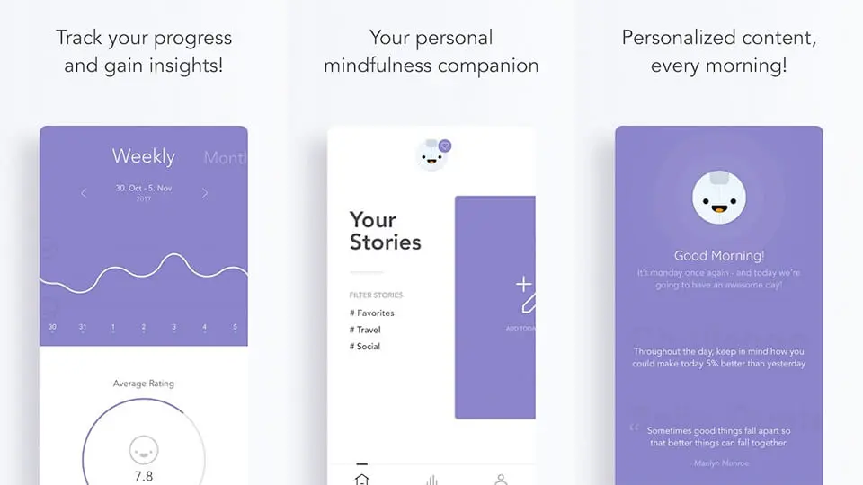 Reflectly journaling app