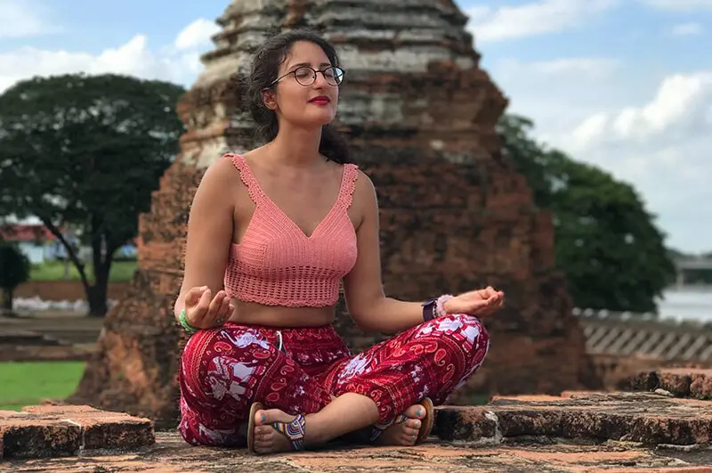 Kundalini yoga girl