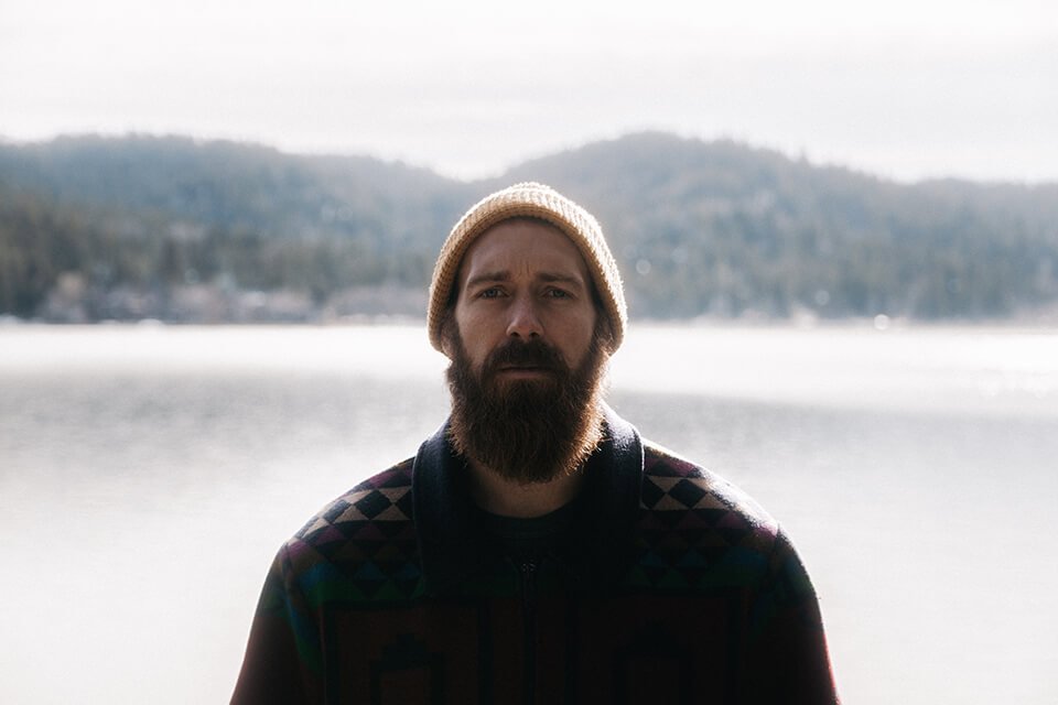 Man staring stoically into the camera