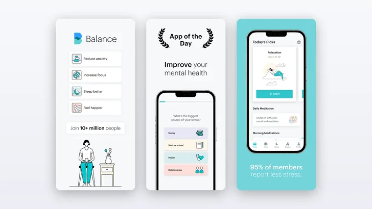 Balance meditation app