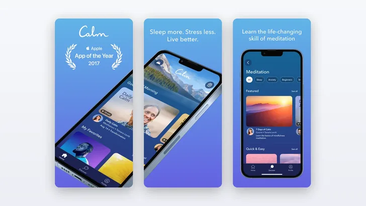 Calm meditation app