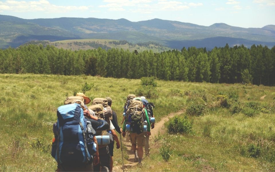 group hiking to combat loneliness