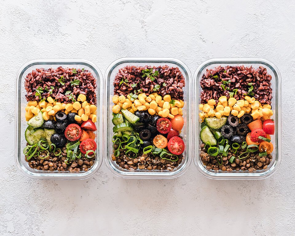 A healthy meal prep for a mentally strong person
